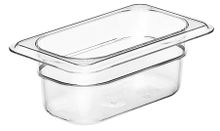 Camwear GN 1/9 polycarbonate container., Cambro, GN 1/9, 0,57L, Transparent, 108x176x(H)65mm