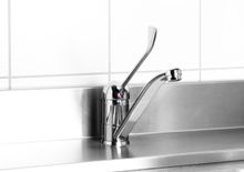 Wasserhahn mit langem Hebel, HENDI, 215x54x(H)240mm