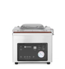 Vakuumkammer-Verpackungsmaschine, HENDI, Profi Line, Dichtungsband: 260 mm, 230V/370W, 330x480x(H)360mm