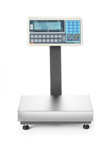 Plošinová váha LCD se sloupcem a legalizací, 60 kg, TEM, 342x386x(H)499mm