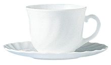 Trianon cup, Arcoroc, Trianon, 220 ml, 0,22L, White, ⌀87x(H)67mm