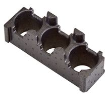 Modular beverage holder for insulated carrier EPPBEVBKST110., Cambro, for cups from 0.35 L to 0.7 L with a diameter of ø71 mm at the bottom and ø89 mm at the top edge, Black, 114x325x(H)125mm