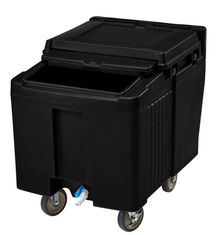 Ice trolley ICS125L Sliding Lid, Cambro, 125L, Black