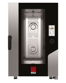 Piec konwekcyjno - parowy Millennial Touch Screen GASTRO 11 x GN 1/1 elektryczny z bojlerem, ekranem dotykowym, z systemem myjącym i sondą, Tecnoeka, 400V/19000W, 730x849x(H)1130mm