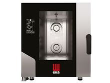 Piec konwekcyjno-parowy Millennial Black Mask Gastro 7× GN 1/1, elektryczny, Tecnoeka, Millennial Black Mask, LEFT DOOR, 400V/10400W, 730x849x(H)850mm