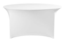 Tischdecke, rund, HENDI, 810996, Weiß, ⌀1500x(H)760mm