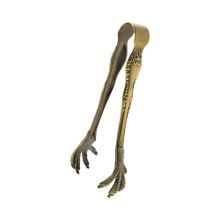 Szczypce do lodu szpony, Antique Brass, Barfly, beżowy