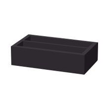 Skrzynka na sztućce dwudzielna Madeira Black, czarny