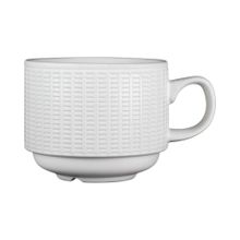 Filiżanka sztaplowana do kawy i herbaty Willow 212 ml, kremowy