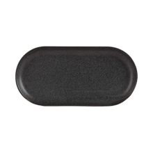 Półmisek owalny Coal, Porland, Porland Seasons Coal, czarny, 240x190mm