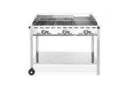 Grill Green Fire 3-palnikowy, HENDI, Profi Line, 17,4kW, 1078x612x(H)825mm