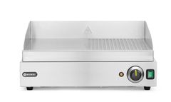 Plancha, HENDI, Profi Line, 1/2 liso, 1/2 acanalado, 230V/2400W, 527x404x(H)233mm