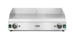 Plancha, HENDI, Profi Line, 2/3 liso, 1/3 acanalado, 230V/3500W, 697x474x(H)241mm