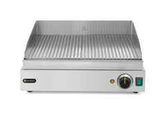 Plancha, HENDI, Profi Line, totalmente acanalado, 230V/2400W, 527x404x(H)233mm