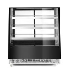 Witryna chłodnicza 3-półkowa, Arktic, 650L, czarny, 230V/490W, 1200x833x(H)1460mm