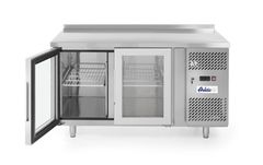Šaldymo stalai su stiklinėmis durelėmis, Arktic, 280L, 230V/250W, 1360x700x(H)850mm