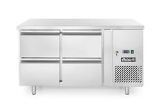 Aušinimo stalas su 4 lentynomis ir šone esančiu agregatu, Arktic, Profi Line, 230V/250W, 1360x700x(H)858mm