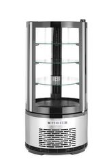 Witryna chłodnicza okrągła, Arktic, 100L, 230V/210W, ⌀480x(H)1065mm