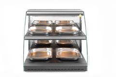 Witryna grzewcza nastawna kwarcowa, HENDI, dwupoziomowa, 230V/560W, 650x485x(H)630mm