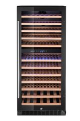 Vyno šaldytuvas, 2 zonų, 124 buteliai, Arktic, 265L, Juodas, 570x595x(H)1400mm