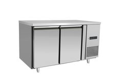 Stół mroźniczy 2-drzwiowy z agregatem bocznym, Arktic, Profi Line, Bez tylnego rantu, 215L, 230V/600W, 700x1360x(H)839mm