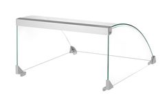 Cubierta de vidrio para el asador de salchichas, HENDI, para calentador de 11 rollos con código 268704, 470x477x(H)250mm