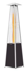 Lampa grzewcza gazowa z płomieniem – piramida, HENDI, 11,2kW, 500x500x(H)2220mm