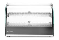 Witryna grzewcza podwójna, HENDI, podwójna, czarny, 220-240V/800W, 554x376x(H)376mm