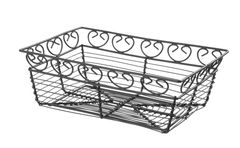 Cesta de alambre decorativa rectangular, HENDI, 230x150x(H)80mm