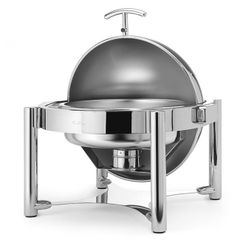 Podgrzewacz indukcyjny okrągły Rolltop De Luxe 6 l, Fine Dine, De Luxe, 6L, srebrny