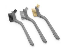 Wire brush set narrow - 3 pcs, HENDI, 3 pcs., (L)178mm