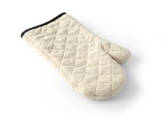 Ofenhandschuhe, Baumwolle - 2 Stück, HENDI, Creme, 2 Stk., (L)350mm