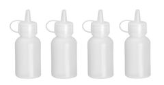 Mini sauce dispenser - set of 4 pcs., HENDI, 0,03L, Transparent, ⌀30x(H)85mm