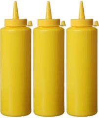 Dávkovač na studené omáčky - 3 kusy, HENDI, 0,7L, Žltá, 3 ks, ⌀70x(H)240mm
