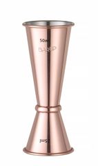 Jigger, miarka barmańska 30/50 ml, BarUp, miedziany, ⌀45x(H)114mm