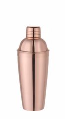 3-dielny Cobblerov shaker, BarUp, 0,755L, Medená, ⌀85x(H)240mm