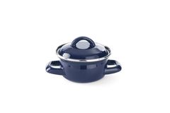 Garnek do zup i sosów z pokrywką, HENDI, 0,3L, niebieski, ⌀115x(H)90mm