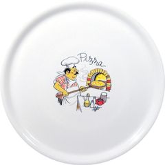 Plato para pizza Traditional, HENDI, Blanco, ⌀330mm