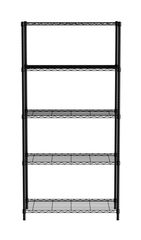 Skladovací stojan s 5 policami, HENDI, Čierna, 910x455x(H)1830mm