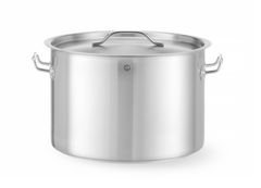 Garnek wysoki z pokrywką, HENDI, Budget Line, 36L, ⌀360x(H)360mm