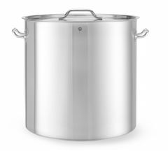Garnek wysoki z pokrywką, HENDI, Budget Line, 98L, ⌀500x(H)500mm
