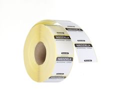 Opakovaně použitelné nálepky pro každodenní bezpečnost potravin, HENDI, 1000 ks v roli, Černá, 1000 ks, 25x25mm