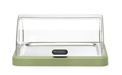 Roll top cooling display Duo UNIQ, HENDI, designed by Robert Bronwasser, Single, Green, 460x355x(H)220mm, Rectangular