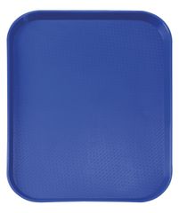 Taca z polipropylenu Fast Food mała, AmerBox, niebieski, 265x345x(H)20mm