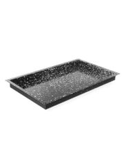 Vassoio CONVECTOMAT CLASSIC GN 1/1, HENDI, GN 1/1, Nero, 530x325x(H)40mm, rettangolare