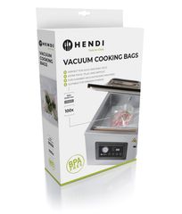 Bolsas de cocción al vacío para máquinas de envasado al vacío, HENDI, 100 uds., 400x300mm