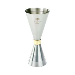 Jigger - Slim Style bartender measuring cup, BarUp, Silver