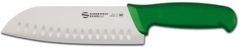 Nóż Santoku Supra Colore, Ambrogio Sanelli, ostrze ze żłobieniami, zielony, (L)310mm