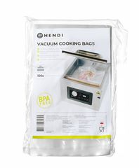 Worki do gotowania sous vide do pakowarek komorowych, HENDI, 100 szt., 150x250mm