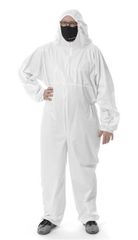 Kombinezon ochronny z powłoką poliuretanową rozm.L/XL, Sanifine, biały